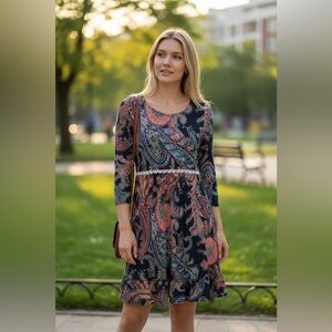 Pink Coconut Boutique Dress, sz M